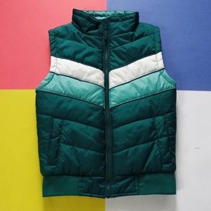 Women’s Nevada Retro Style Green Ombre Padded Vest